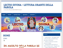 Tablet Screenshot of lectiodivina.it